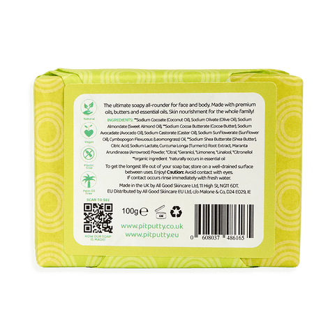 Lemongrass Soapy Suds - Back