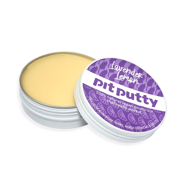 Lavender Lemon Pit Putty Tin - Open Tin