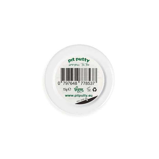 Lemongrass Tea Tree Pit Putty Mini Tin - Back